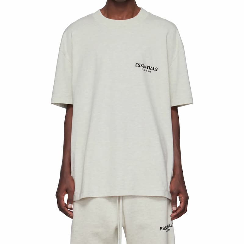 FOG Light Oat Tee 22 Model Front